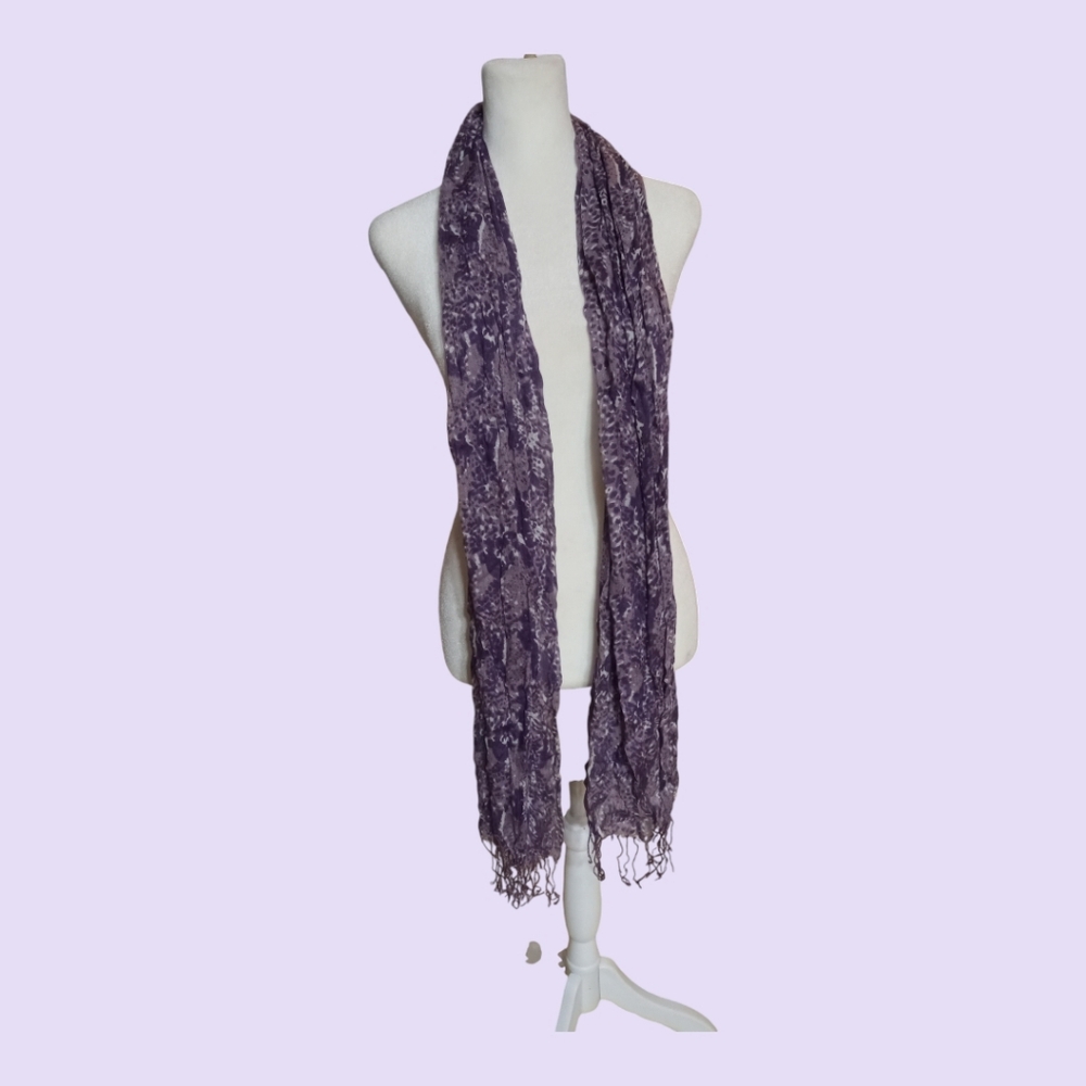 Purple scarf